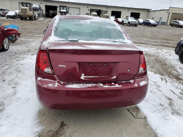 1G8AJ52F75Z171860 - 2005 SATURN ION LEVEL 2 勃艮第红 照片 6