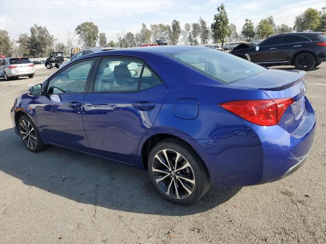 5YFBURHEXHP637304 - 2017 TOYOTA COROLLA L BLUE photo 2