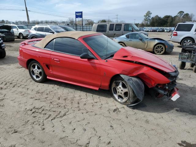 1FALP45D0RF158124 - 1994 FORD MUSTANG COBRA RED photo 4