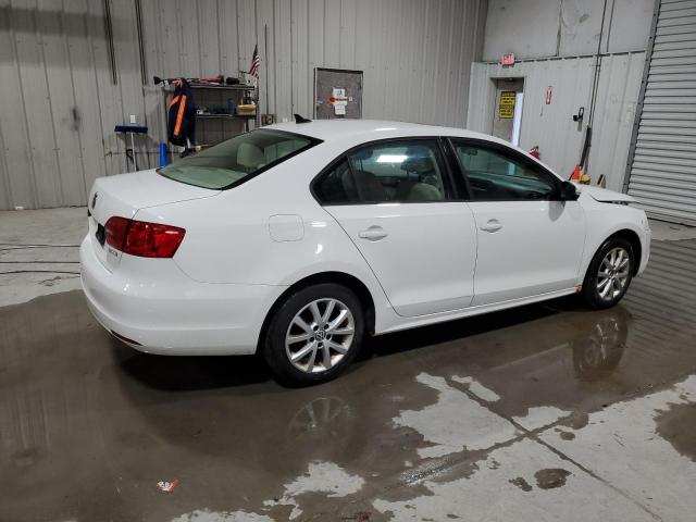 3VWDP7AJ7CM406854 - 2012 VOLKSWAGEN JETTA SE WHITE photo 3