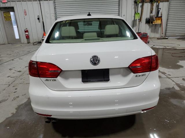 3VWDP7AJ7CM406854 - 2012 VOLKSWAGEN JETTA SE WHITE photo 6