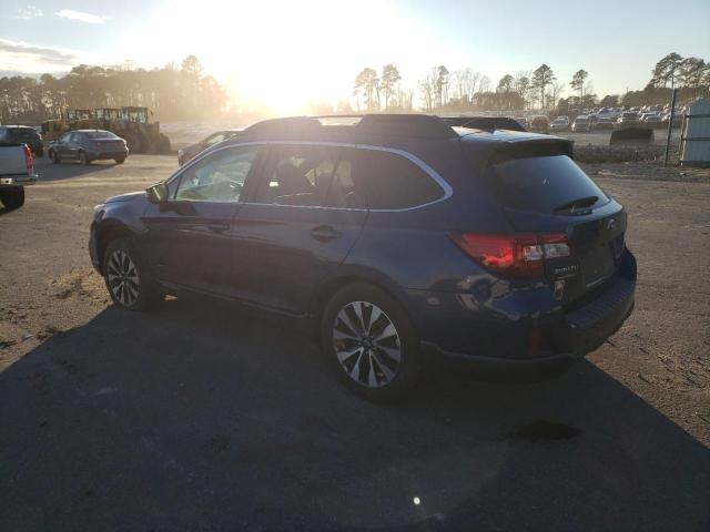 4S4BSANC1G3344498 - 2016 SUBARU OUTBACK 2.5I LIMITED BLUE photo 2