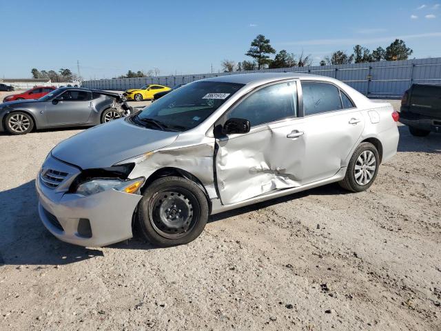 2T1BU4EE6DC942090 - 2013 TOYOTA COROLLA BASE SILVER photo 1