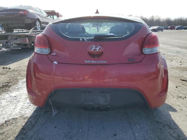 KMHTC6AD1CU019996 - 2012 HYUNDAI VELOSTER RED photo 6