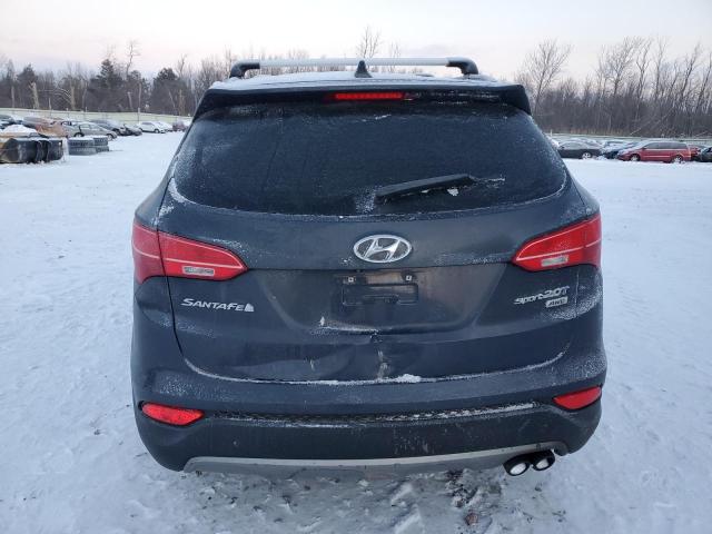 5XYZUDLA8EG194141 - 2014 HYUNDAI SANTA FE S BLACK photo 6