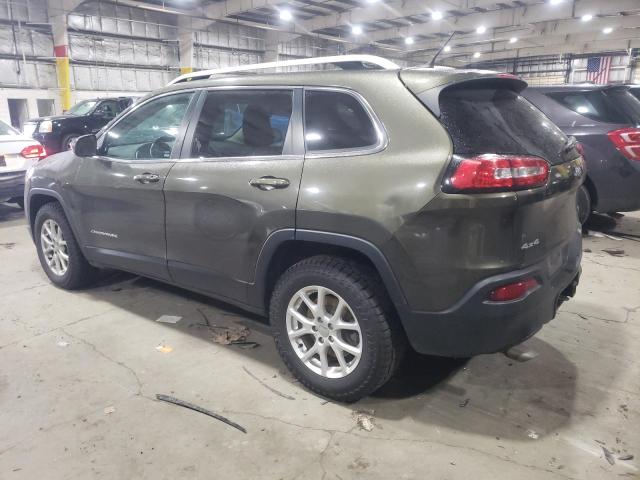 1C4PJMCS7EW273411 - 2014 JEEP CHEROKEE LATITUDE GREEN photo 2