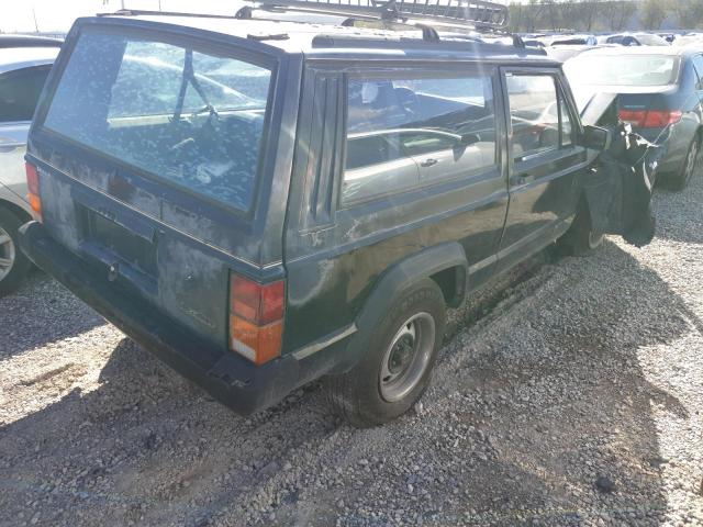 1J4FT27P7PL613414 - 1993 JEEP CHEROKEE BLACK photo 3