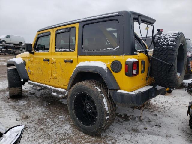1C4HJXDG2JW281197 - 2018 JEEP WRANGLER U SPORT Gelb Foto 2
