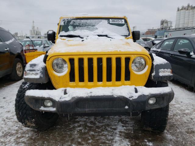 1C4HJXDG2JW281197 - 2018 JEEP WRANGLER U SPORT Gelb Foto 5