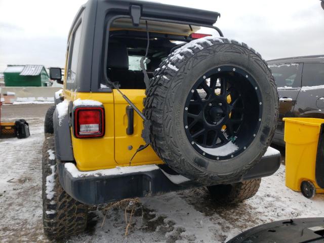 1C4HJXDG2JW281197 - 2018 JEEP WRANGLER U SPORT Gelb Foto 6
