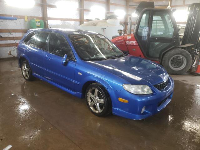 JM1BJ245531149896 - 2003 MAZDA PROTEGE PR5 蓝色 照片 4