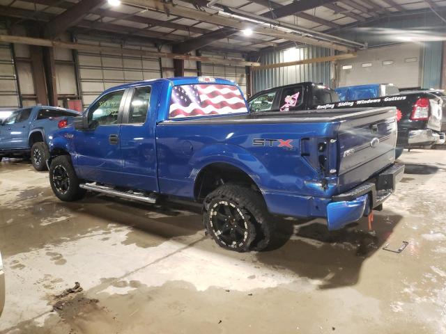 1FTFX1EF7DFC95156 - 2013 FORD F150 SUPER CAB BLUE photo 2