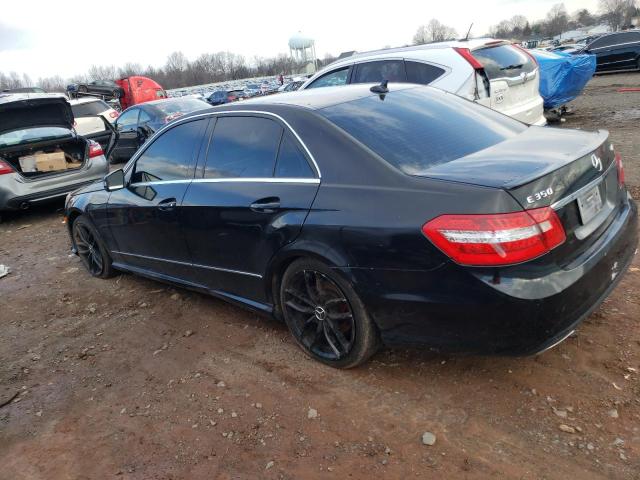 WDDHF8JB7DA751182 - 2013 MERCEDES-BENZ E 350 4MATIC BLACK photo 2