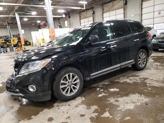 5N1AR2MM3EC726651 - 2014 NISSAN PATHFINDER S BLACK photo 1