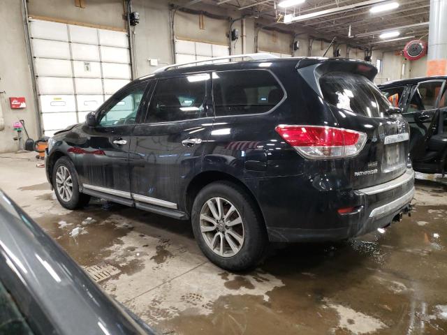 5N1AR2MM3EC726651 - 2014 NISSAN PATHFINDER S BLACK photo 2