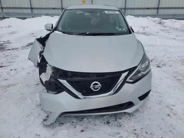 3N1AB7AP4KY207683 - 2019 NISSAN SENTRA S SILVER photo 5