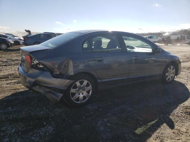 2HGFA1F52AH323934 - 2010 HONDA CIVIC LX GRAY photo 3