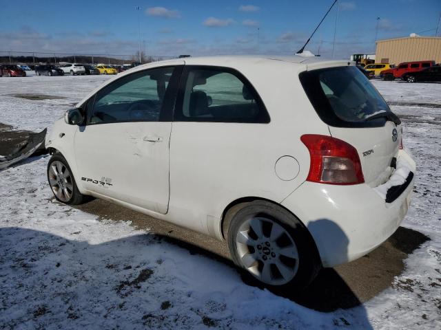 JTDJT923375050234 - 2007 TOYOTA YARIS WHITE photo 2