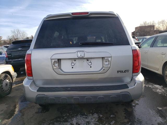 5FNYF18475B046075 - 2005 HONDA PILOT EX SILVER photo 6