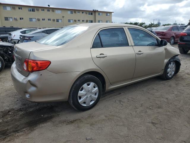1NXBU4EE3AZ248662 - 2010 TOYOTA COROLLA BASE TAN photo 3