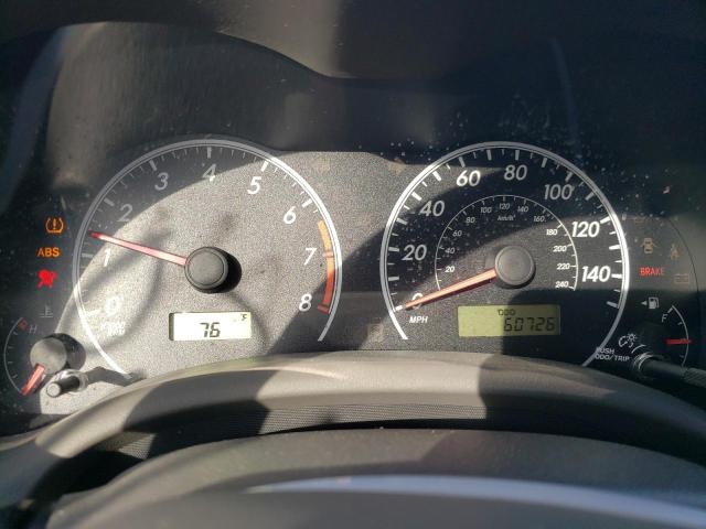 1NXBU4EE3AZ248662 - 2010 TOYOTA COROLLA BASE TAN photo 9