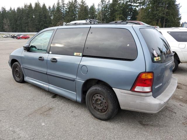 2FMZA5143YBA23278 - 2000 FORD WINDSTAR LX BLUE photo 2