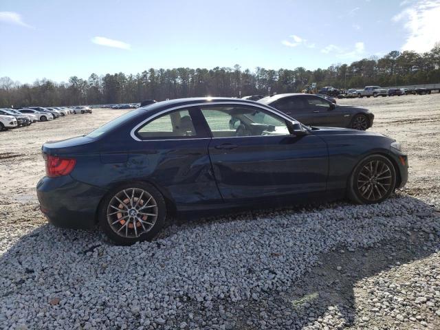 WBA1F5C53EVV99345 - 2014 BMW 228 I BLUE photo 3