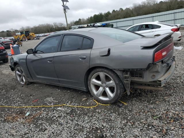 2C3CDXCTXCH187302 - 2012 DODGE CHARGER R/T GRAY photo 2