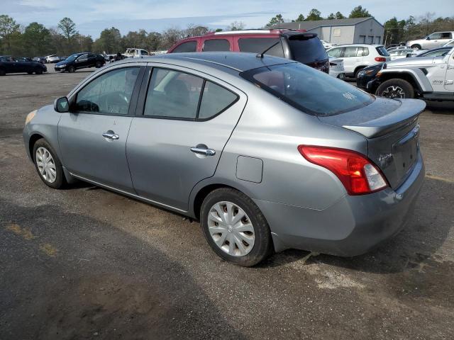 3N1CN7AP3EL818581 - 2014 NISSAN VERSA S GRAY photo 2