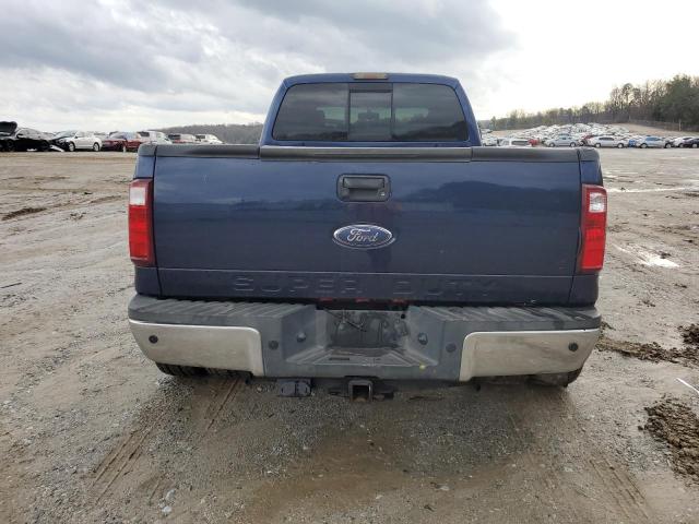 1FTXW43R48EB50304 - 2008 FORD F450 SUPER DUTY BLUE photo 6