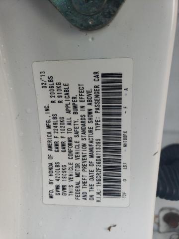 1HGCR2F36DA115395 - 2013 HONDA ACCORD LX WHITE photo 12