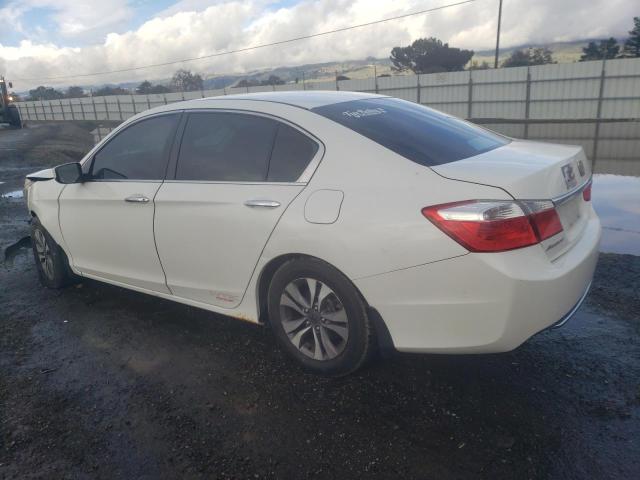 1HGCR2F36DA115395 - 2013 HONDA ACCORD LX WHITE photo 2