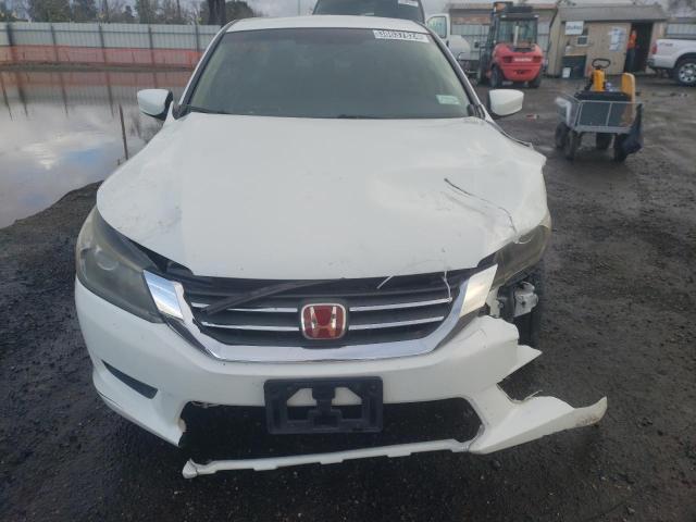 1HGCR2F36DA115395 - 2013 HONDA ACCORD LX WHITE photo 5