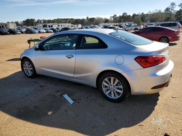 KNAFX6A86E5220442 - 2014 KIA FORTE EX SILVER photo 2