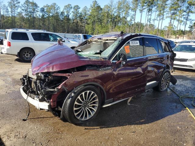 5LM5J7XC5MGL14695 - 2021 LINCOLN AVIATOR RESERVE BURGUNDY photo 1