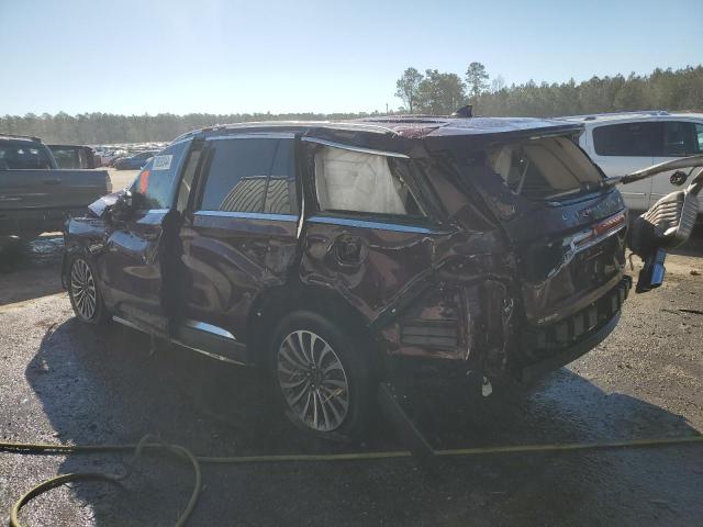 5LM5J7XC5MGL14695 - 2021 LINCOLN AVIATOR RESERVE BURGUNDY photo 2
