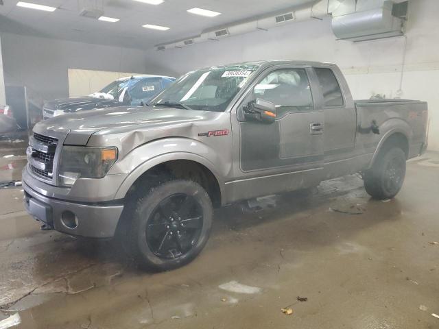 1FTFX1ET2DFC78755 - 2013 FORD F150 SUPER CAB GRAY photo 1