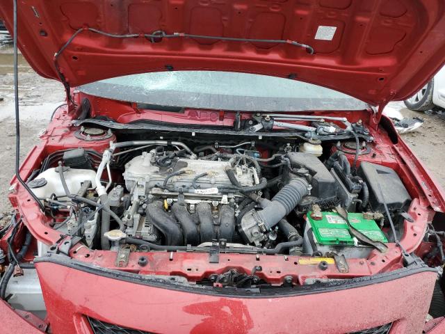 JTDBL40EX99066597 - 2009 TOYOTA COROLLA BASE RED photo 11