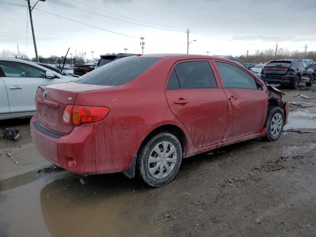 JTDBL40EX99066597 - 2009 TOYOTA COROLLA BASE RED photo 3