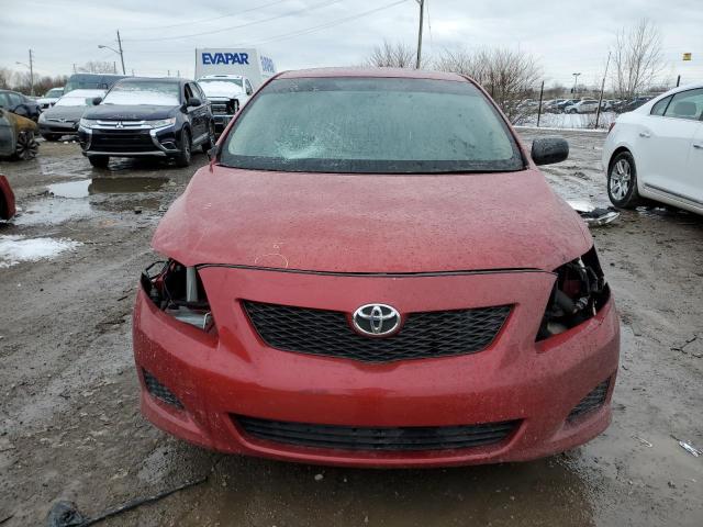 JTDBL40EX99066597 - 2009 TOYOTA COROLLA BASE RED photo 5