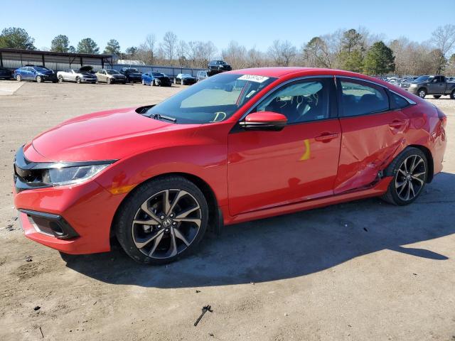 2HGFC2F8XMH527962 - 2021 HONDA CIVIC SPORT 红色 照片 1