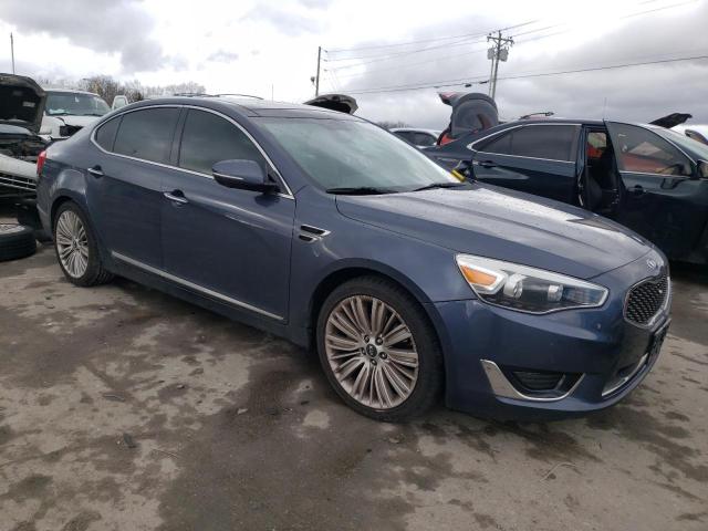 KNALN4D71F5193779 - 2015 KIA CADENZA PREMIUM BLUE photo 4