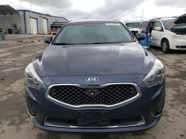 KNALN4D71F5193779 - 2015 KIA CADENZA PREMIUM BLUE photo 5