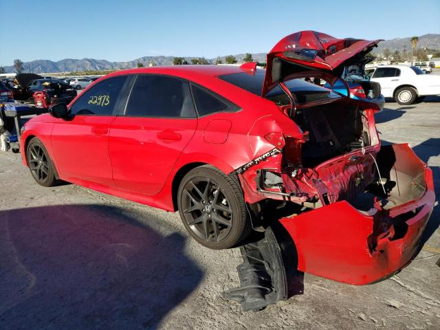 2HGFE2F55NH594941 - 2022 HONDA CIVIC SPORT 红色 照片 2