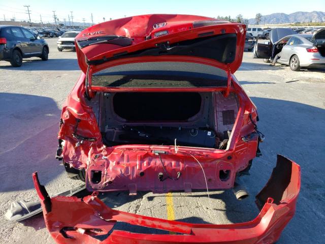 2HGFE2F55NH594941 - 2022 HONDA CIVIC SPORT RED photo 6