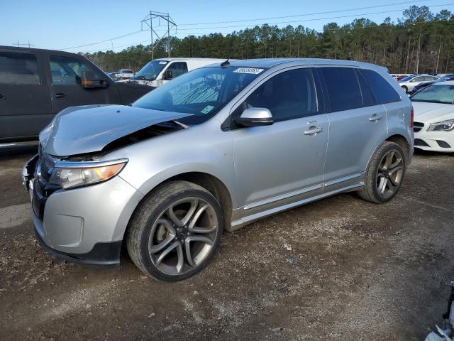 2FMDK3AK1EBB83939 - 2014 FORD EDGE SPORT SILVER photo 1