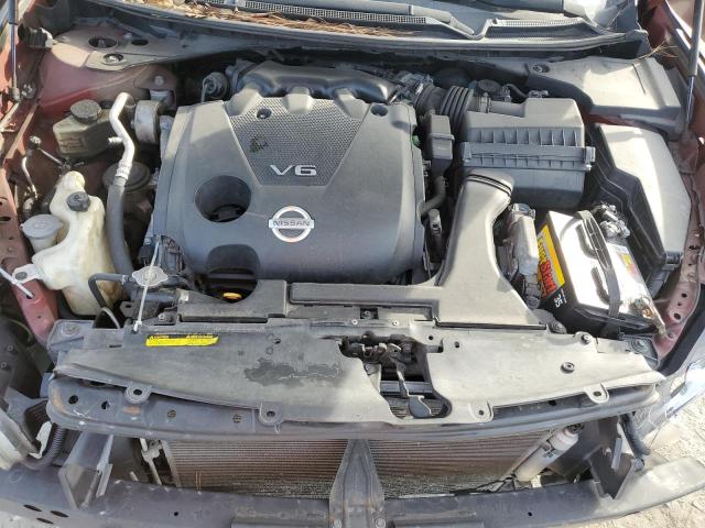 1N4AA5AP6AC817702 - 2010 NISSAN MAXIMA S BURGUNDY photo 11