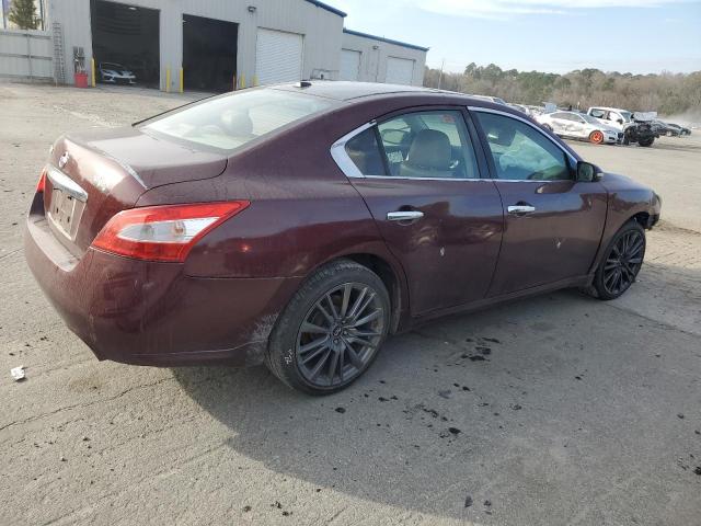 1N4AA5AP6AC817702 - 2010 NISSAN MAXIMA S BURGUNDY photo 3