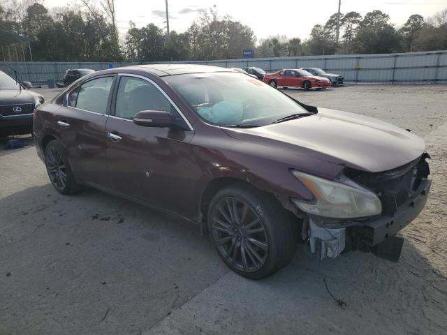 1N4AA5AP6AC817702 - 2010 NISSAN MAXIMA S BURGUNDY photo 4