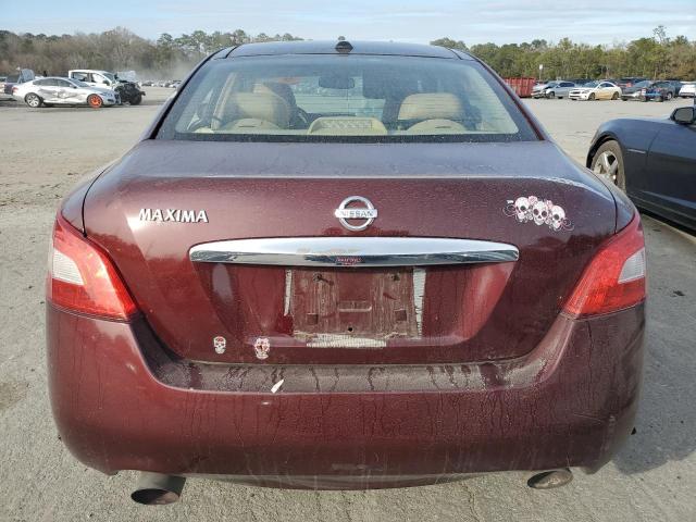 1N4AA5AP6AC817702 - 2010 NISSAN MAXIMA S BURGUNDY photo 6